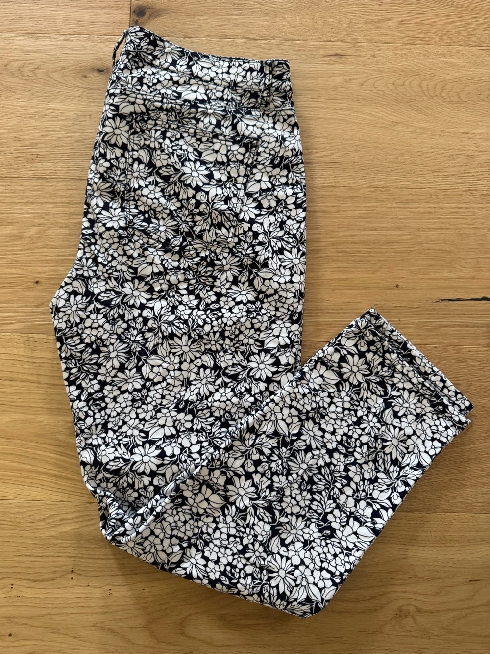 Talbots Signature Soft Brushed Cotton Slightly Cropped Pants